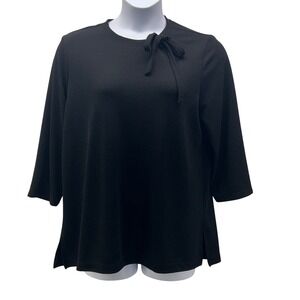 Chicos Blouse Black XL Or 3